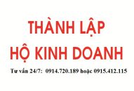 Thành lập hộ kinh doanh ở Tân Hưng Long An